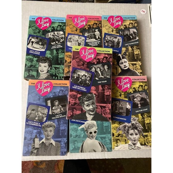 Lot Of 7 I Love Lucy Collection VHS Tapes VCR  CBS Video Movies Comedy - Picture 3 of 7